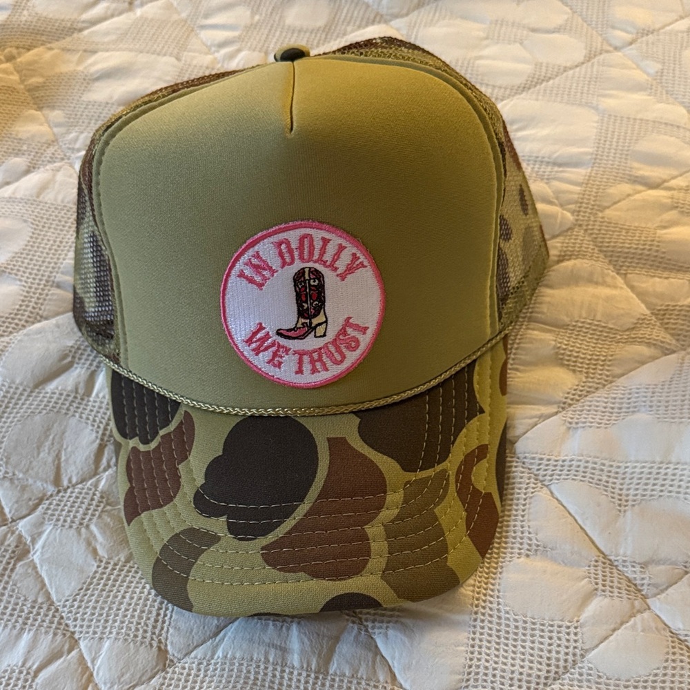 OTTO Camouflage Trucker Hat with Dolly Patch